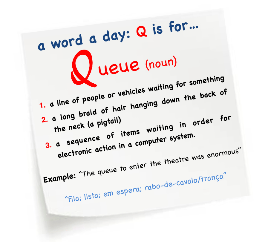 Q is for Queue - The English Affair