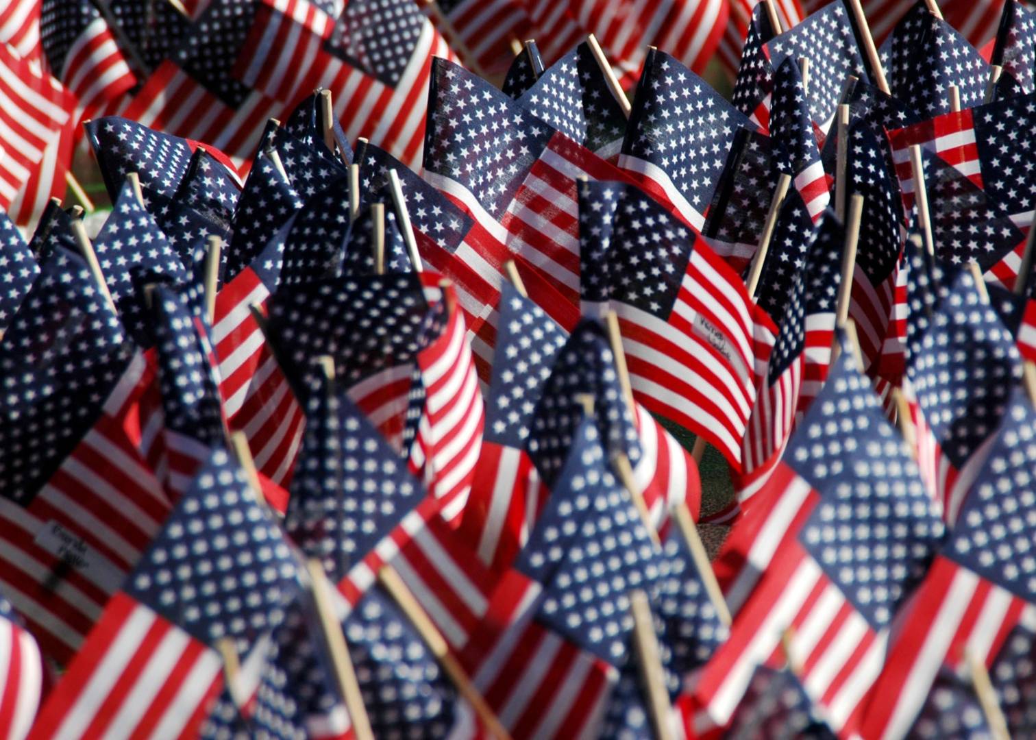 american flags