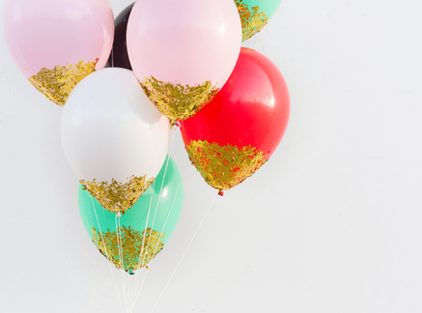 2-year-anniversary-party-balloons-confetti-gold-glitter